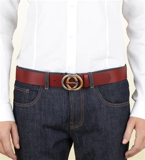 red gucci belt for men.